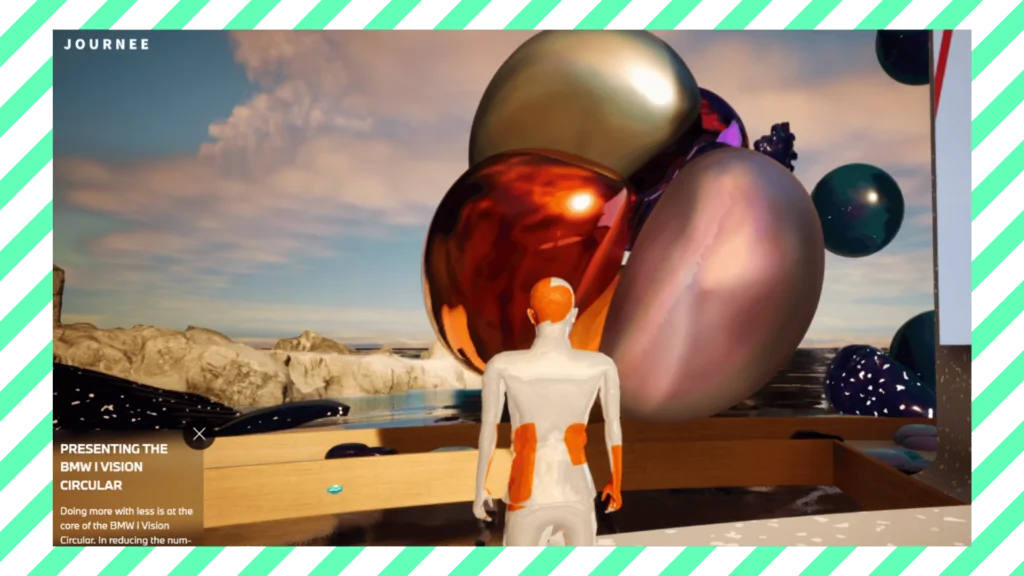 JOURNEE - Screenshot of the metaverse