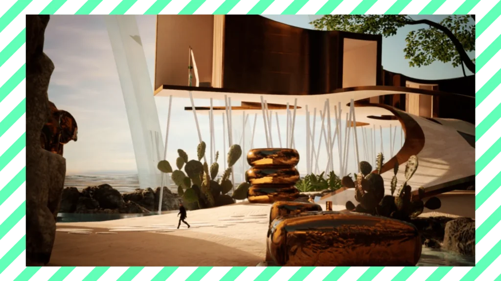 JOURNEE - Screenshot of the metaverse